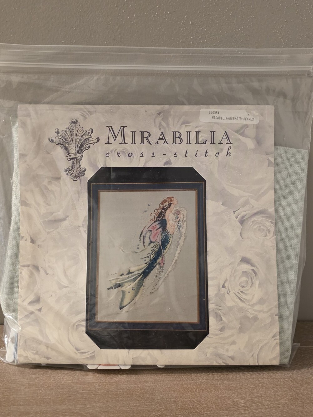 Vintage Mirabilia MD-26 Mermaid of the Pearls Cross Stitch Kit New With Thread